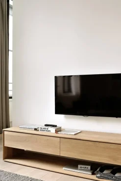 TV-benk - Oak Nordic 180x46xh45cm