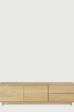 TV-benk - Oak Wave  210x46xh60cm