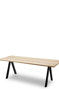 Utebord - Overlap 220x90xh74cm Anthracite Black