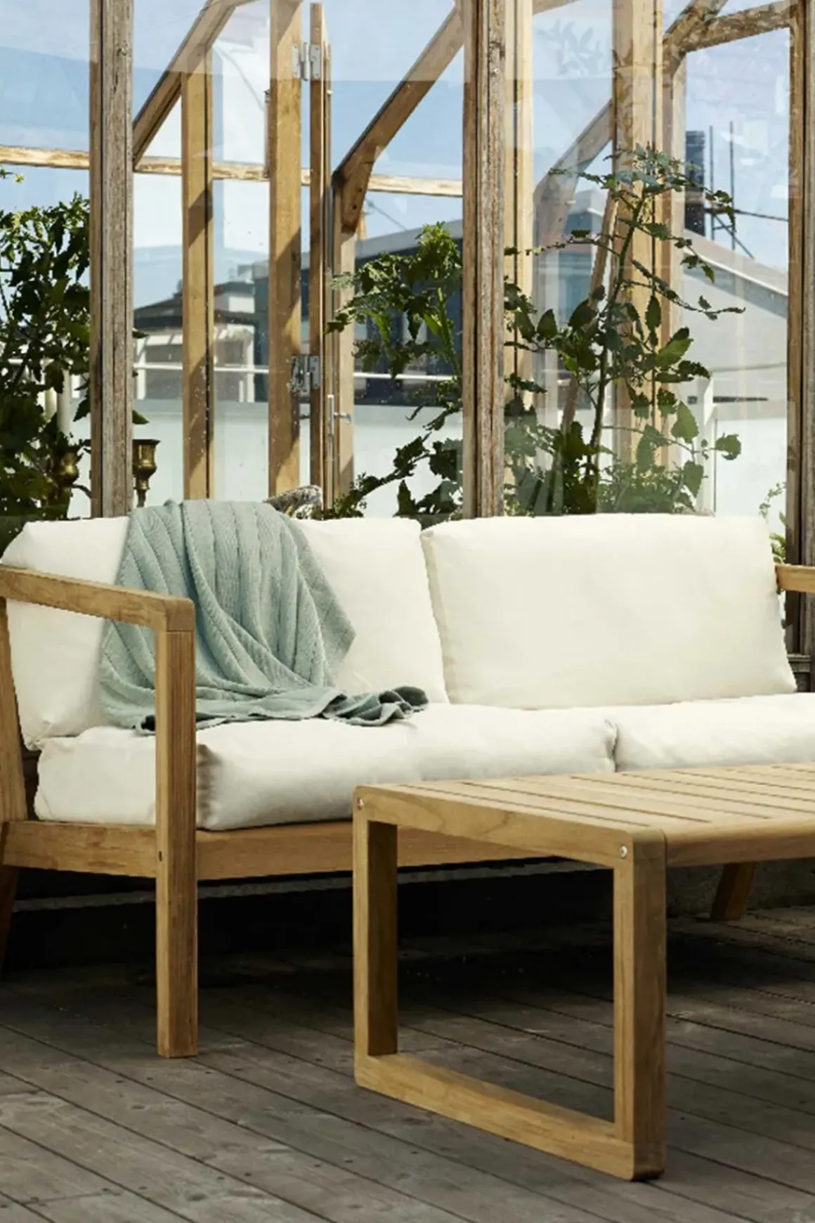 Utebord - Virkelyst 113x68x38cm Teak