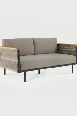 Utesofa - Corbey 2-seter Sort/Silt