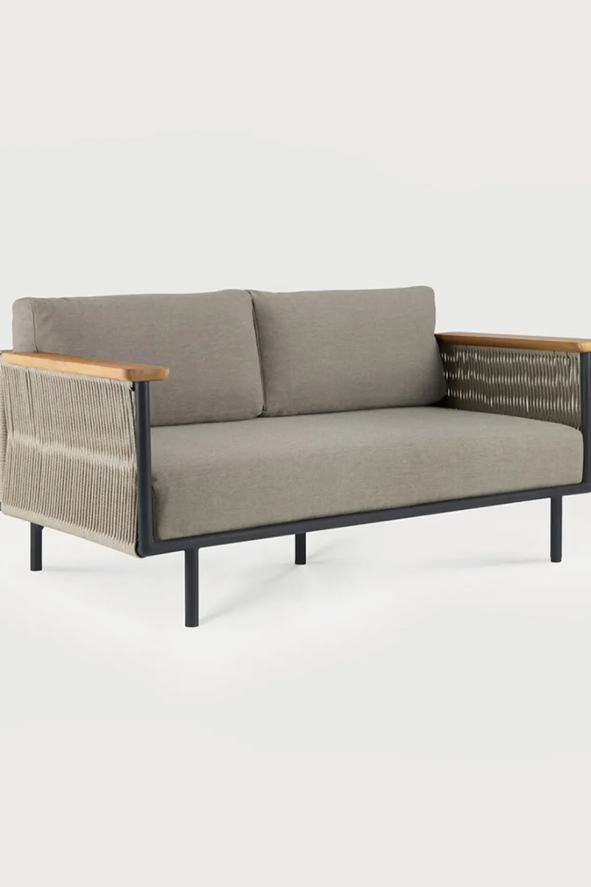 Utesofa - Corbey 2-seter Sort/Silt