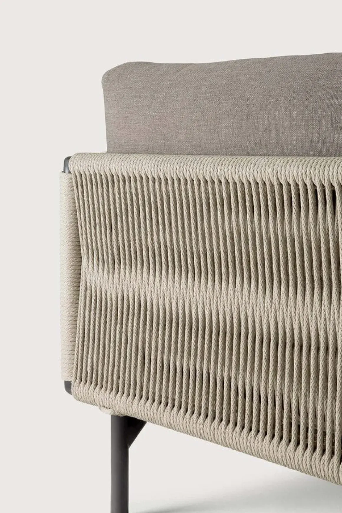 Utesofa - Corbey 2-seter Sort/Silt