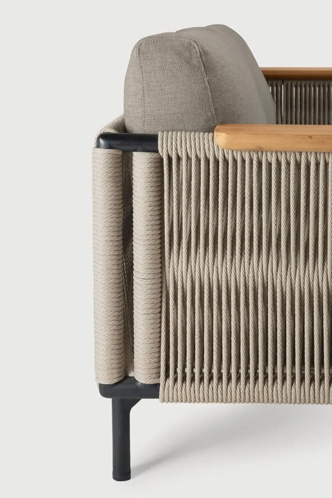 Utesofa - Corbey 2-seter Sort/Silt