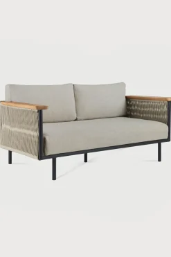 Utesofa - Corbey 2-seter Sort/Oyster