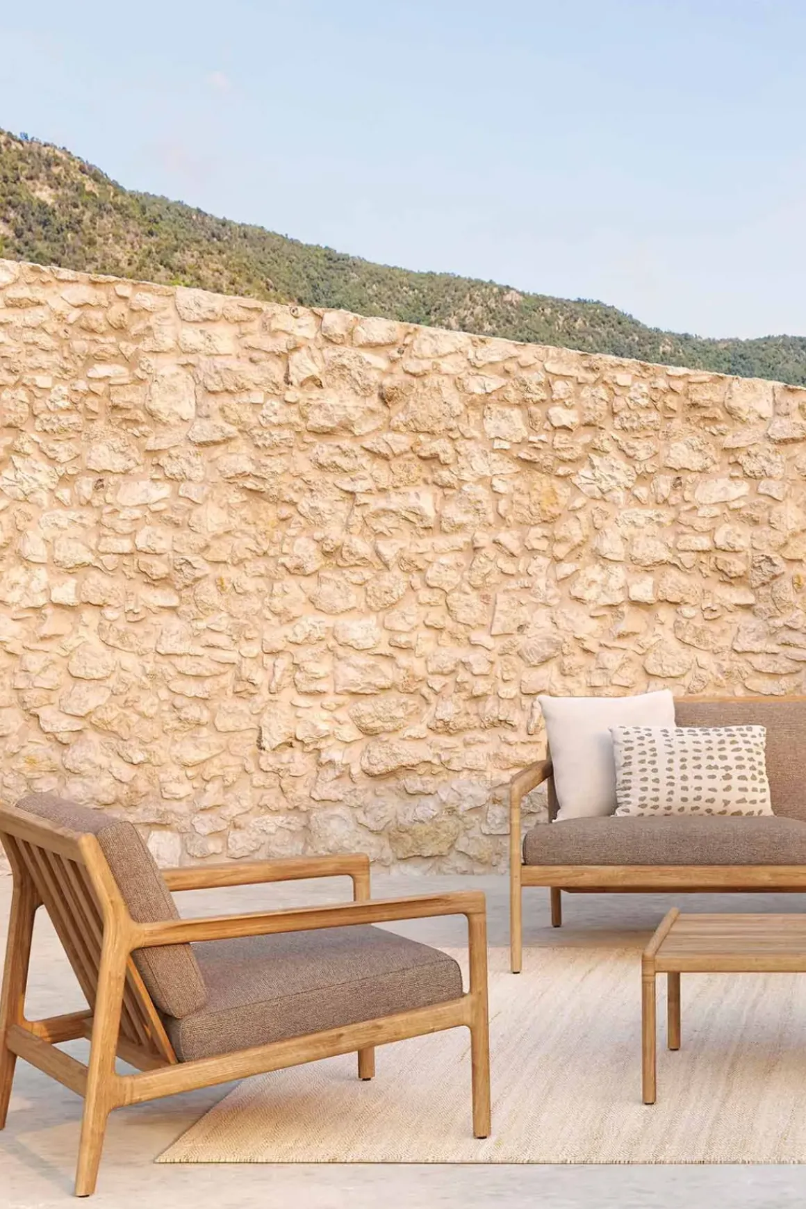 Utesofa - Jack Outdoor 3-seter Mocha Teak