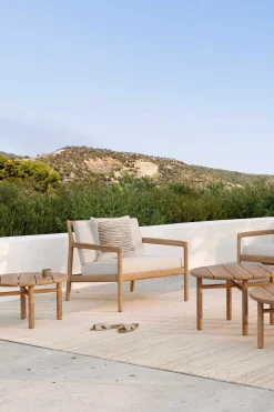 Utesofa - Jack outdoor 3-seter Off-White Teak