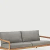 Utesofa - Teak Jack Outdoor 2-seter Mocha