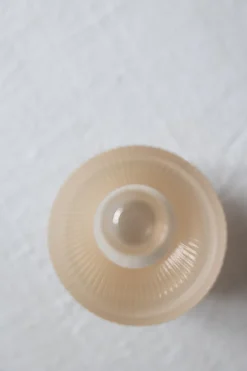 Vase - Glass H25,5cm Beige