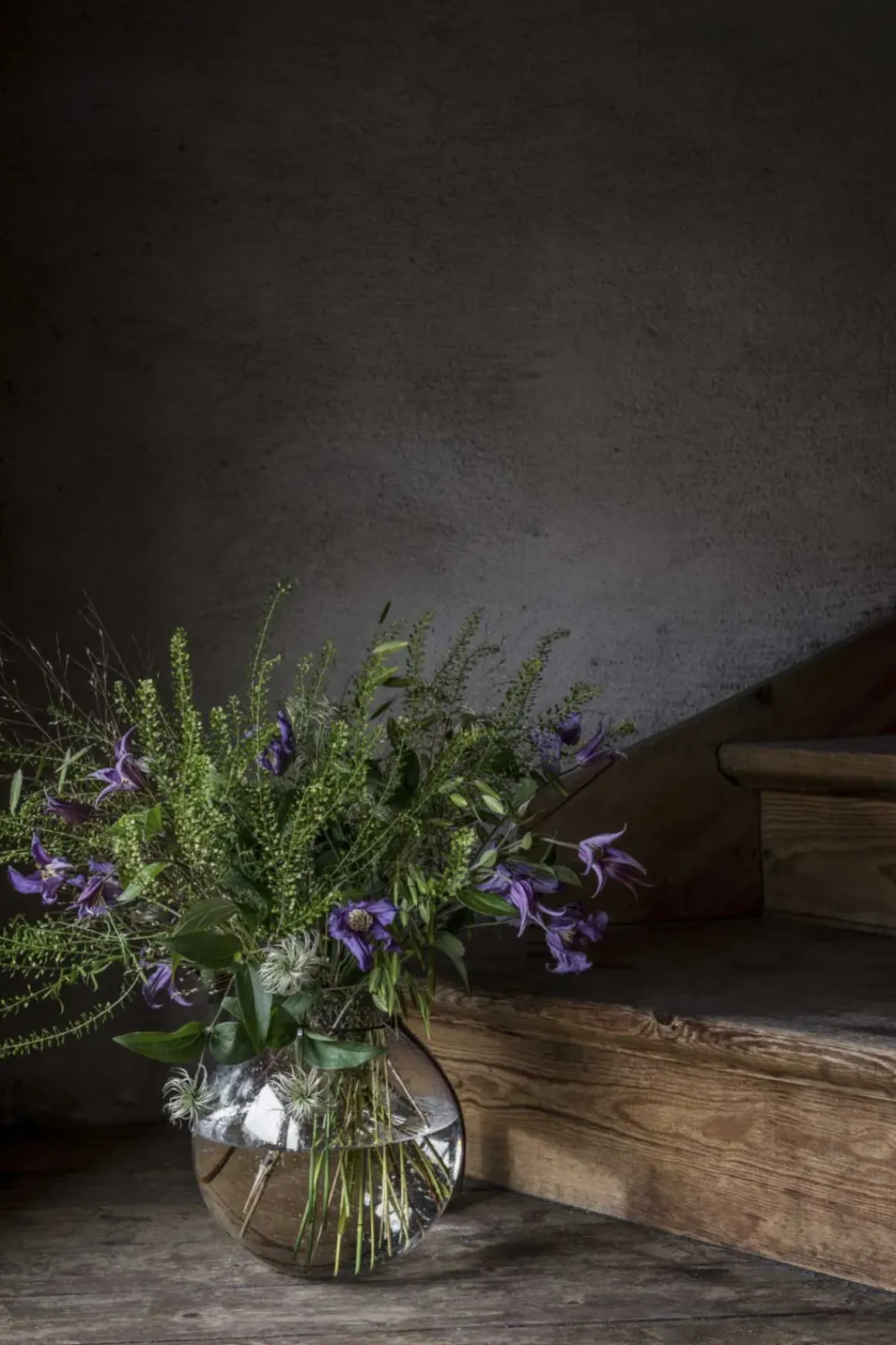 Vase - Glass H25cm Klar