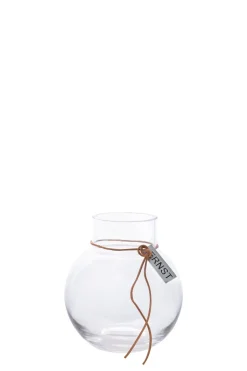 Vase - Glass H13cm Klar