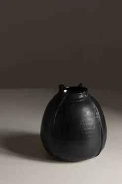 Vase - Graine H17cm Noir Mat