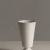 Vase - H21,5cm Naturhvit
