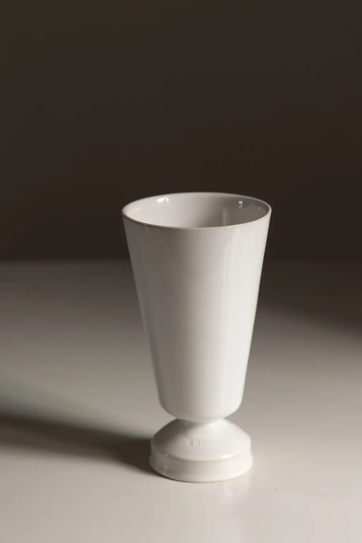 Vase - H21,5cm Naturhvit