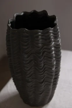 Vase - Keramikk H43cm Grønn
