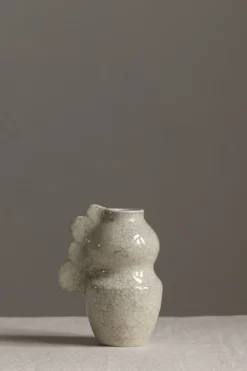 Vase - Medee H16cm Quartz Craquele