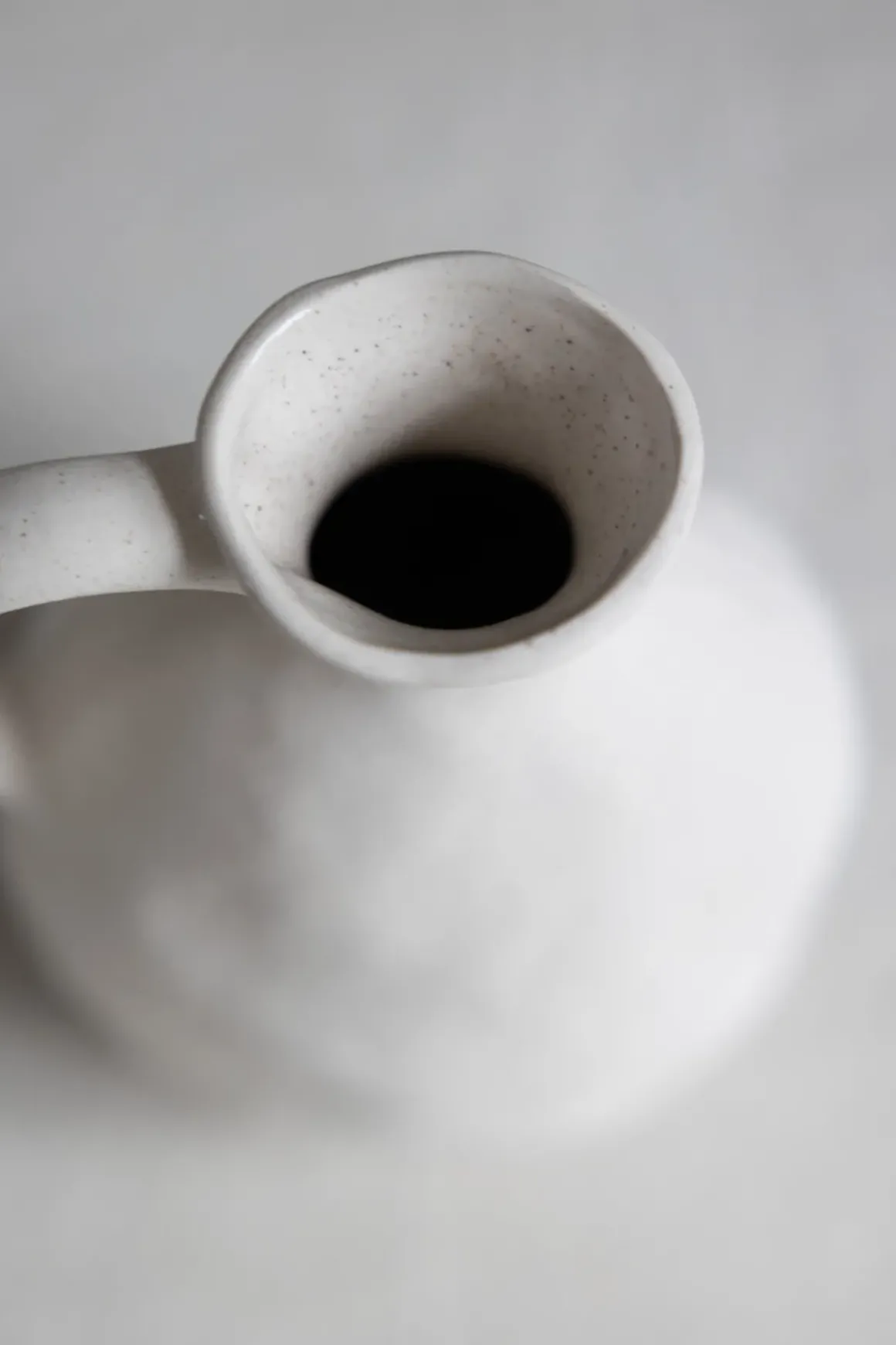 Vase - Porselen H29,3cm Hvit