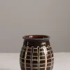 Vase - Rathka Brown Checks