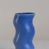 Vase - Wave Deep Blue
