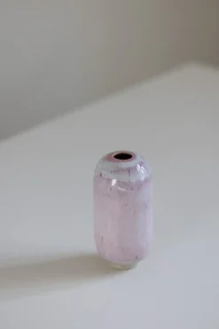 Vase - Yuki Mini Cream Cerise