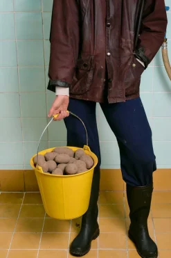 Vaskebøtte - Solgul