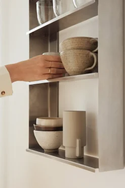 Vegghylle - Taper Wall Shelf, Stainless Steel