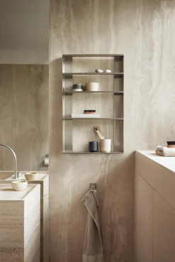 Vegghylle - Taper Wall Shelf, Stainless Steel