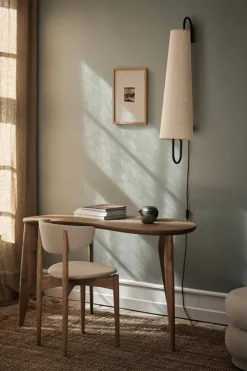 Vegglampe - Ancora Wall Lamp 100 Black/Natural