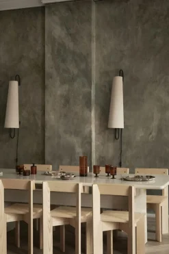 Vegglampe - Ancora Wall Lamp 100 Black/Natural