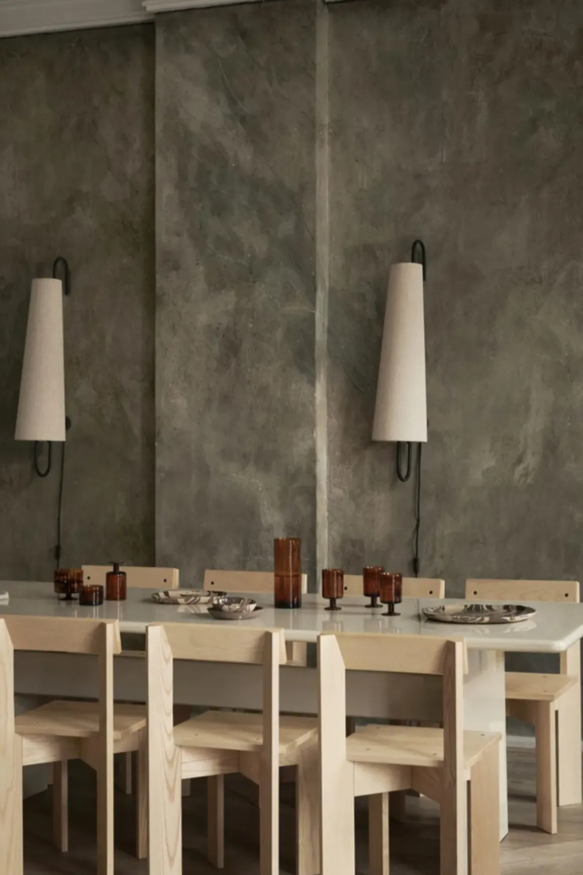 Vegglampe - Ancora Wall Lamp 100 Black/Natural