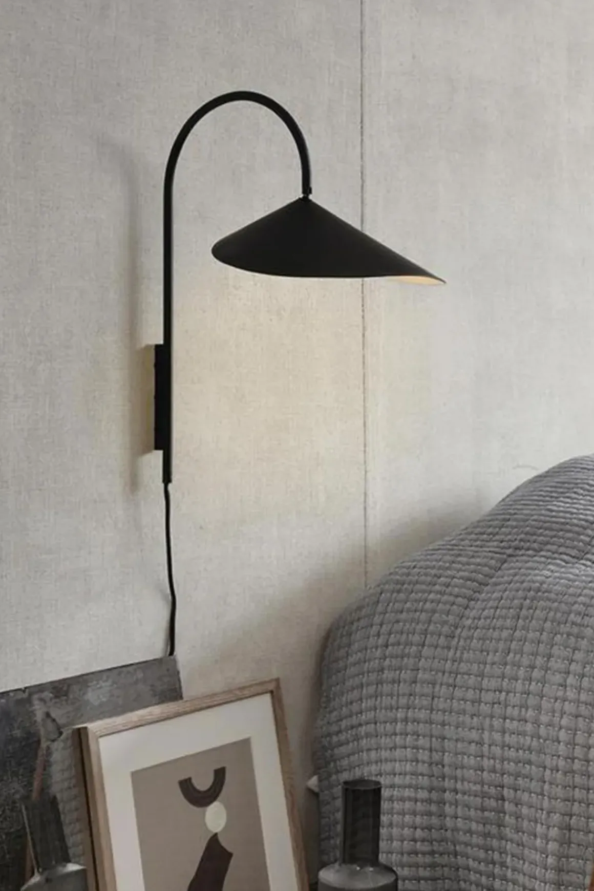 Vegglampe - Arum Wall Lamp Sort