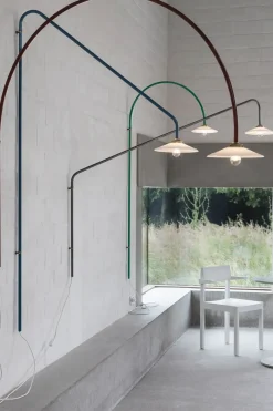 Vegglampe - Hanging Lamp N2 75x180cm Unlaquered Steel