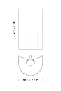 Vegglampe - Singular