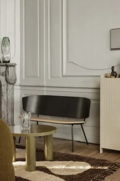 Veggteppe - Abstract Rug 80x120cm Brown/Off-white