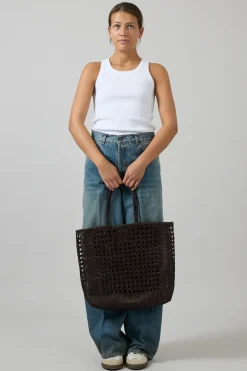 Veske - Cannage Dark Brown