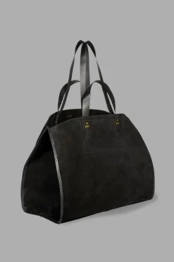 Veske - Leon L Noir Split Suede