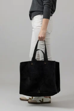 Veske - Leon L Noir Split Suede