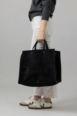 Veske - Leon L Noir Split Suede