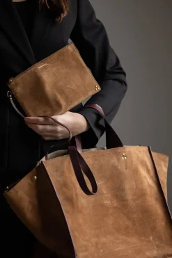 Veske - Leon L Tabac Split Suede