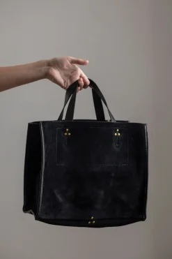 Veske - Leon M Noir Split Suede