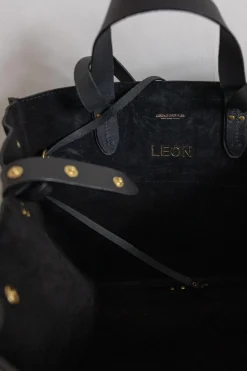 Veske - Leon M Noir Split Suede