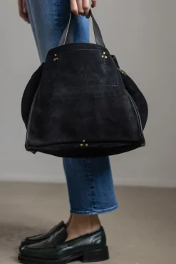 Veske - Leon M Noir Split Suede