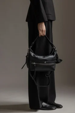 Veske - Lucky Hobo Buffalo Noir Silver