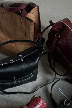 Veske - Lucky Hobo Buffalo Noir Silver