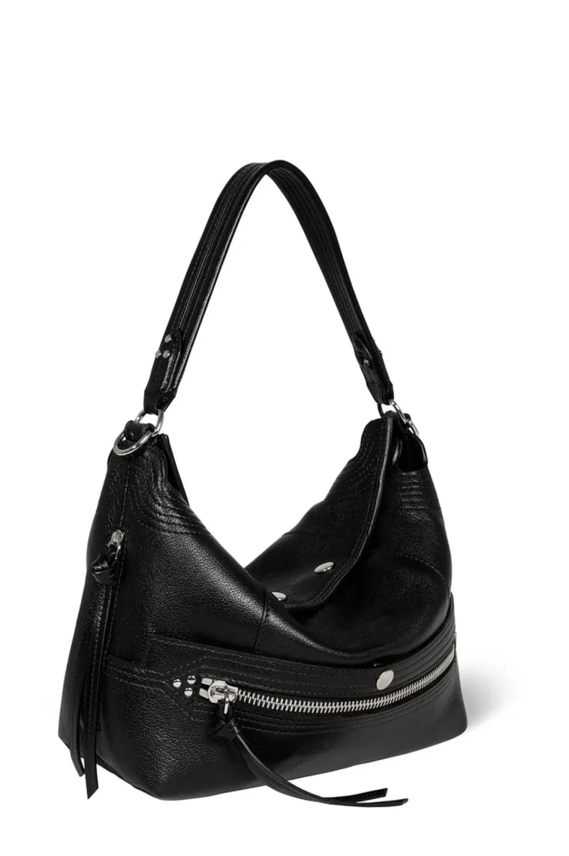 Veske - Lucky Hobo Buffalo Noir Silver