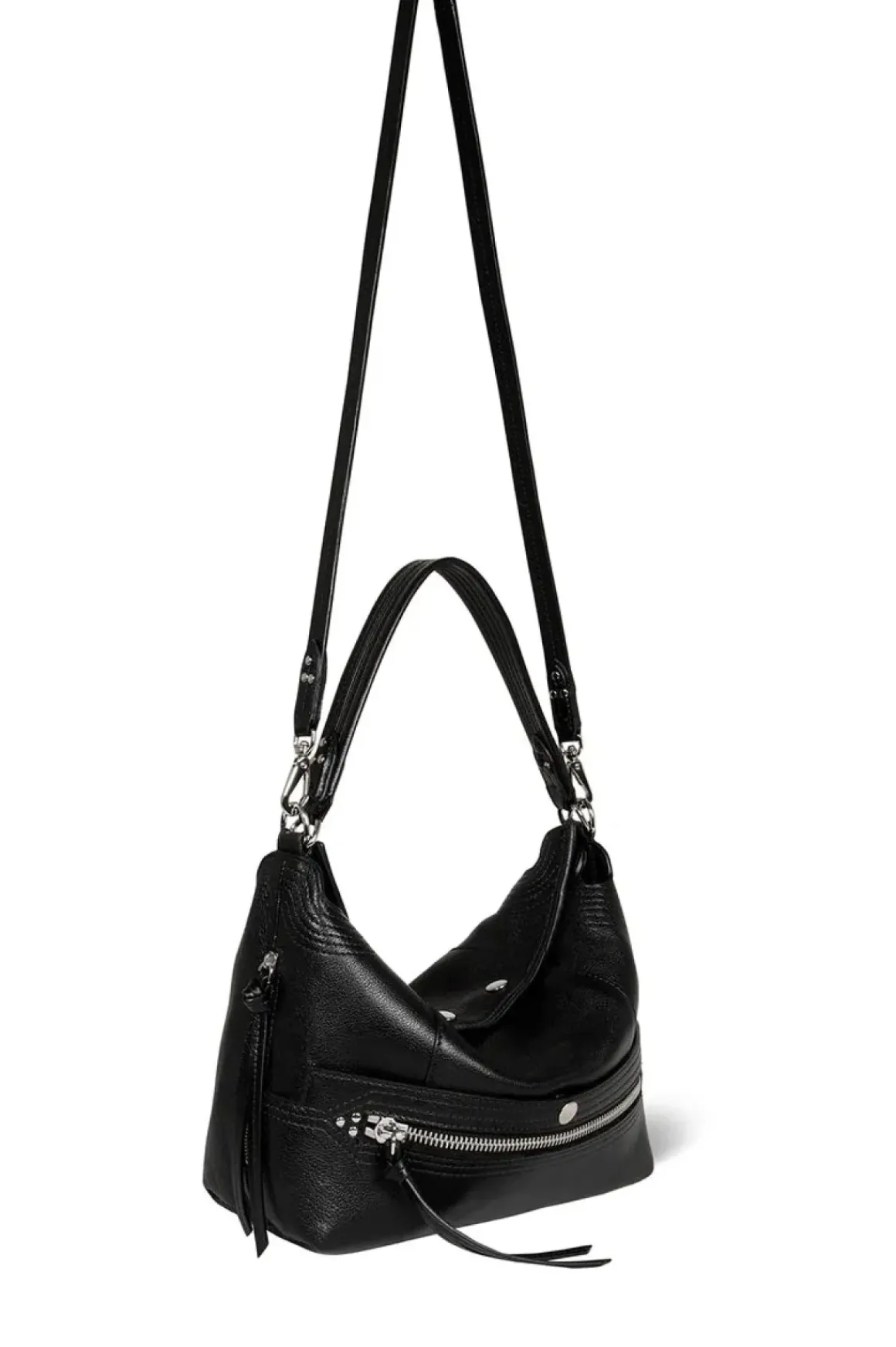 Veske - Lucky Hobo Buffalo Noir Silver