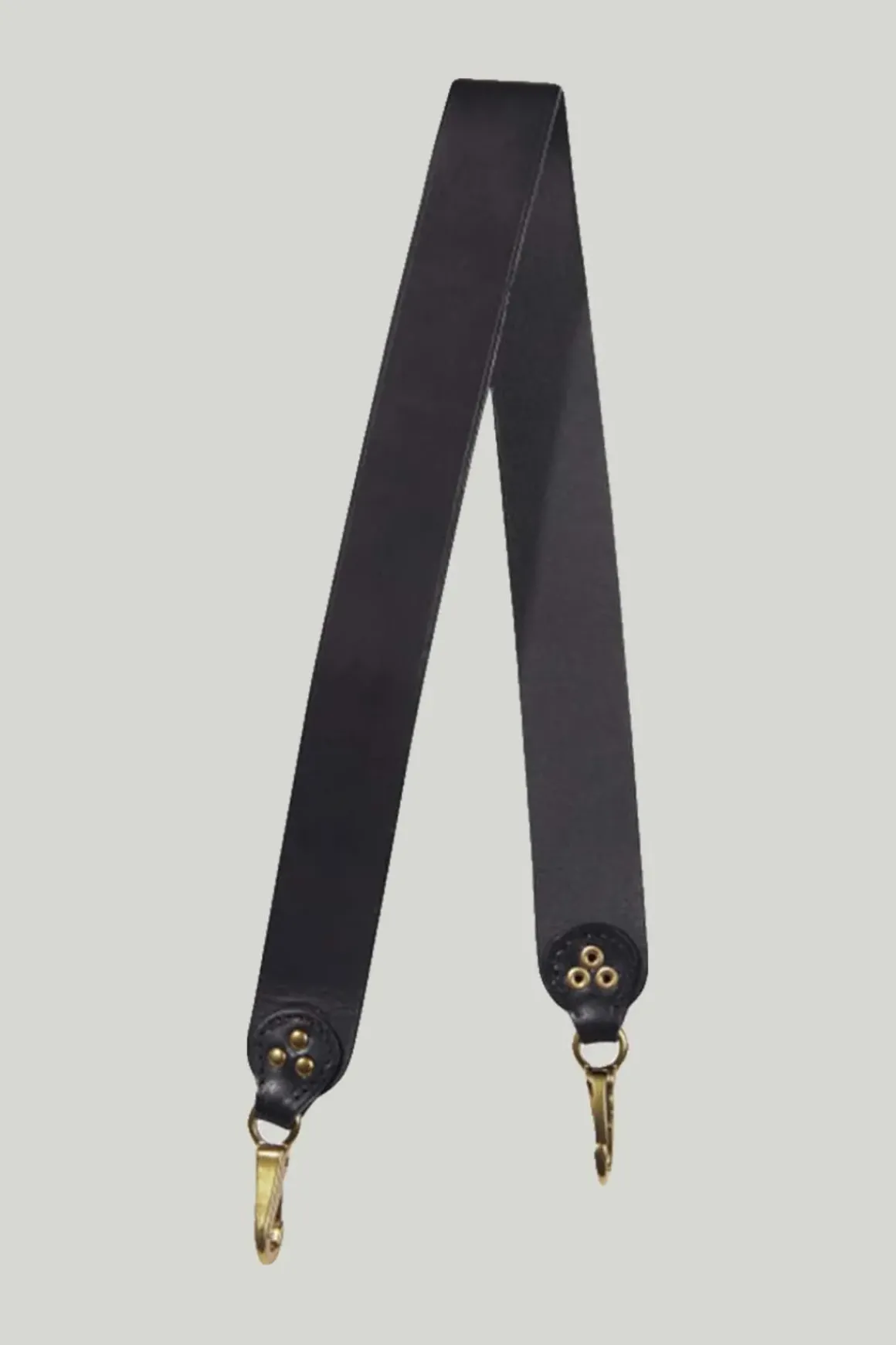 Veskestropp - Anse Simple Noir Brass