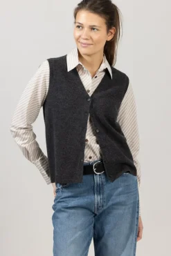 Vest - Charles Charcoal Grey
