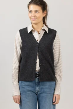 Vest - Charles Charcoal Grey