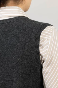 Vest - Charles Charcoal Grey